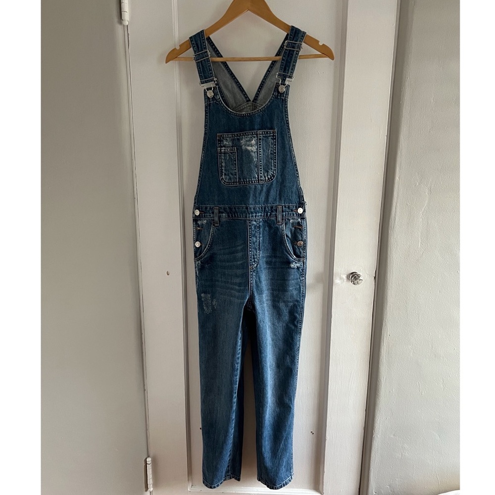 Topshop Denim Overalls